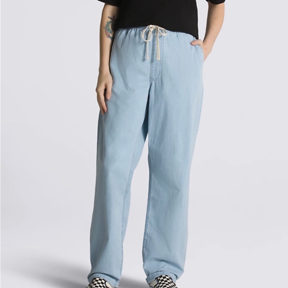 Vans tapered tie up pants